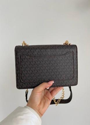 Сумочка в стиле michael kors / mk brown / привлекательная сумочка4 фото