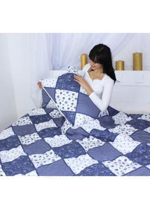 Одеяло mirson набор шерстяной зима №3704 print line sequoia (одеяло + средняя подушка) 220х240+50х705 фото