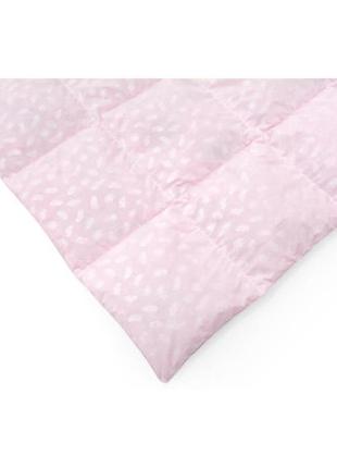 Одеяло mirson набор пуховый №2116 bio-pink зима 90% пух одеяло 155х215 + подушка 50х70 упругая (2200003023473)2 фото