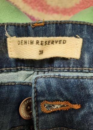 Нові темно-сині джинси від reserved 36 розмір (27 р.)2 фото