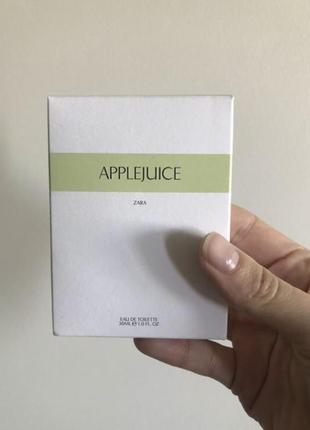 Новая туалетная вода zara applejuice 30 ml