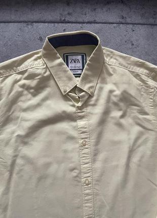 Рубашка zara, размер m-40, slim fit, состояние идеально4 фото