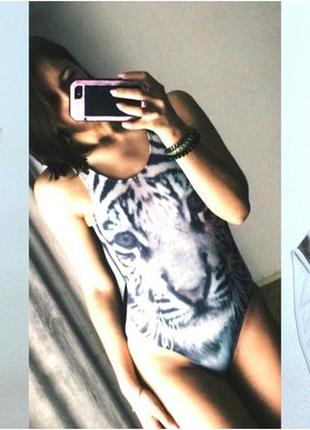 Боди с принтом