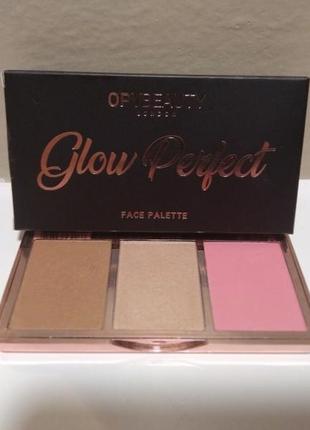 Палетка для макияжа opv beauty glow perfect face palette 04 - 13,5гр1 фото