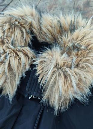 Парка женская, куртка mango casual, курточка зимняя 42-44, xs-s3 фото