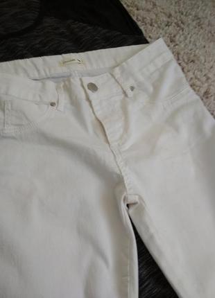 Стильные комфортные джинсы скинни,белые, chicoree, p. s4 фото