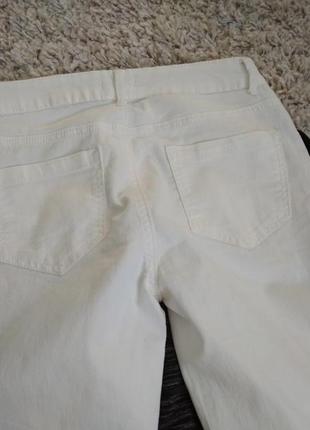 Стильные комфортные джинсы скинни,белые, chicoree, p. s8 фото
