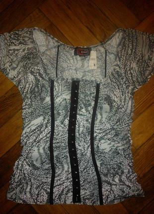 Нова блузка з коротким рукавом топ із сша рр l бренд cherry krave.