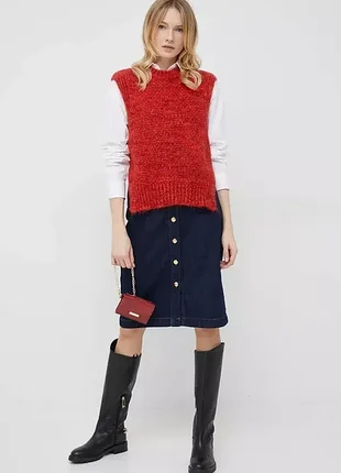 Вельветовая юбка большого размера