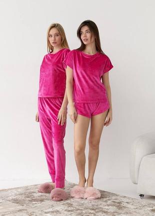 Розовая пижама/комплект домашней одежды