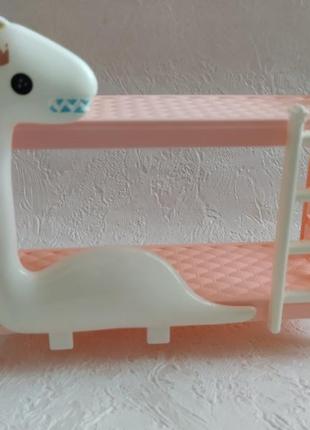 Ліжко для дітей барбі. лялькова мініатюра - аксесуари для ляльок барбі, лол. меблі, їжа, напої, посуд в ляльковий будиночок v.j.v.