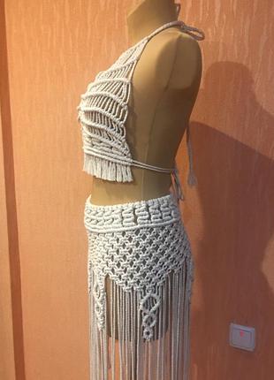 Сукня макраме в стилі boho3 фото