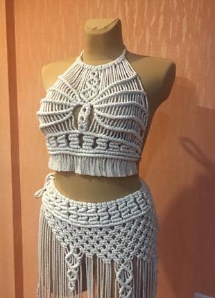 Сукня макраме в стилі boho5 фото