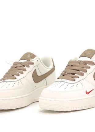 Мужские кроссовки кожаные nike air f0rce #найк