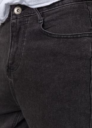 Джинсы мужские демисезонные цвет темно-серый4 фото