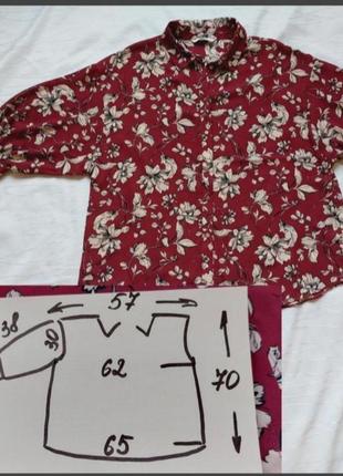 💣 блуза ,сорочка ,широкі рукава,квітковий принт3 фото