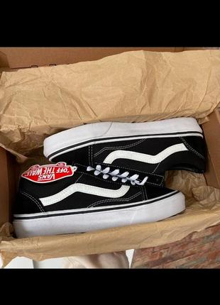 Кеди vans old skool black/white