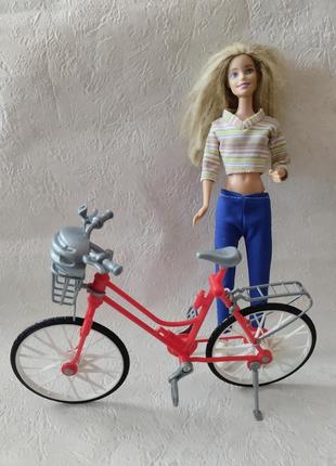Кукольная миниатюра - велосипед для кукол барби, монстер хай. аксессуары для кукол
