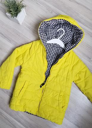 Куртка двусторонняя zara 110- 116