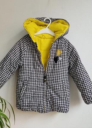 Куртка двусторонняя zara h&amp;m 110-116