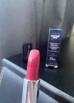 Помада для губ dior rouge dior couture colour refillable lipstick 766 rose harpers, 3.5 г3 фото