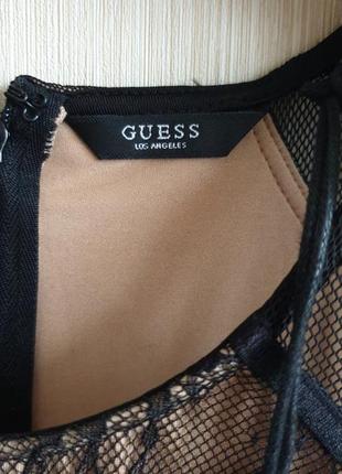 Вечірній мереживний жіночий комбінезон guess. новий. оригінал! розмір l. знижка!9 фото