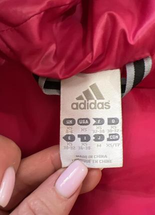 Курточка женская теплая спортивная классная стильная модная красивая adidas оригинал7 фото