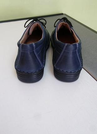 Туфли супер комфорт из мягкой кожи на шнурках3 фото