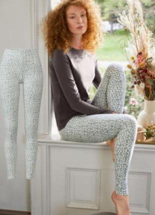 Легинсы женские, лосины пятнистые, хлопковые, euro s 36/38, м 40/42 l 44/46, esmara