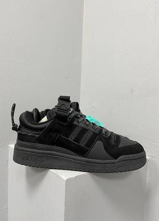 Кроссовки adidas bad bunny x forum buckle low ‘triple black' кроссовки