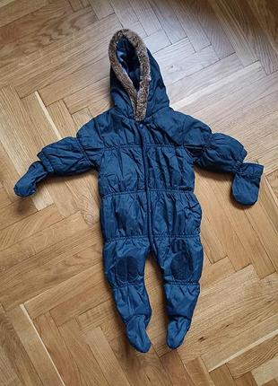 Комбинезон детский с перчатками 3-6 месяцев