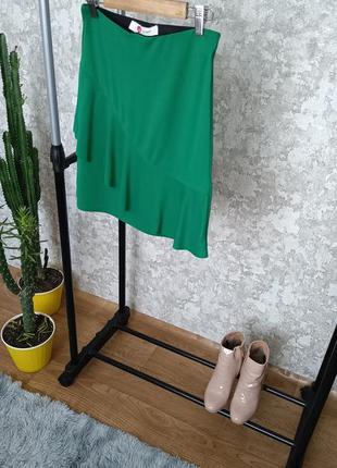 Актуальная зеленая юбка мини размер s от koton