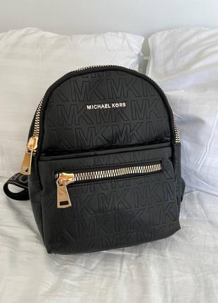Женский брендовый рюкзак майкл корс. цвет черный7 фото