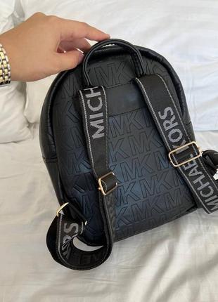 Женский брендовый рюкзак майкл корс. цвет черный4 фото