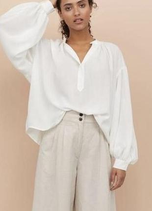 Блуза, сорочка, h&m, у складі льон!