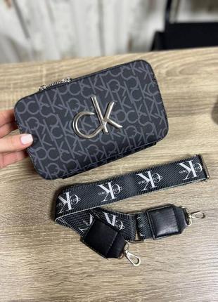 Сумка pull calvin klein крос-боди через плече
