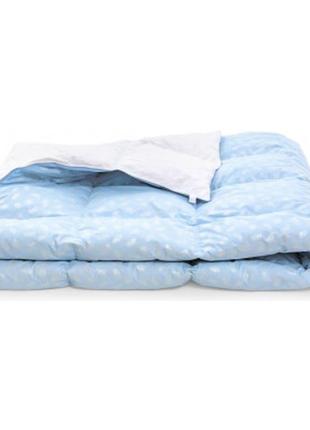Одеяло mirson пуховое 1840 bio-blue 70% пух деми 110x140 см (2200003013337)3 фото