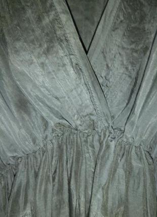 Шелковая / хлопковая блузка / туника angela davis (италия) шелк, хлопок6 фото