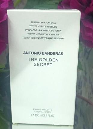 Тестер туалетная вода для мужчин antonio banderas the golden secret