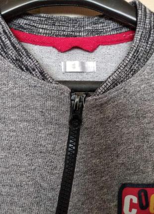 Практичный свитер на молнии peplo. рост 116 см.двухнутка3 фото