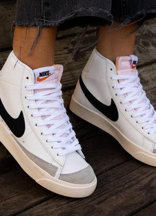 Женские высокие кроссовки,кеды nike blazer mid vintage #найк4 фото