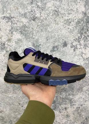 Мужские кроссовки adidas zx torsion packet shoes mega violet  #адидас