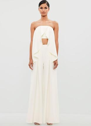 💙💛розкішний якісний топ-бандо бюстьє з видовженими шлейфами по бокам peace + love