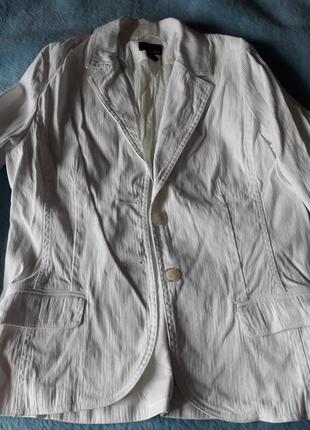 Белый вельветовый жакет, пиджак4 фото