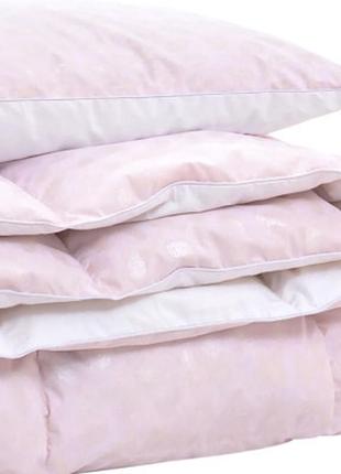 Одеяло mirson набор №2148 bio-pink зима 50% пух одеяло 155х215 + подушка (2200003024753)