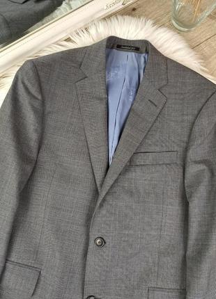 Брендовый стильный пиджак austin reed шерсть 100%🤎3 фото