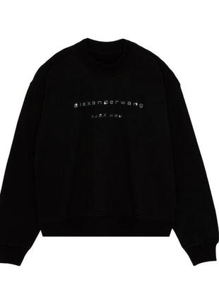 Свитшот alexander wang x lane crawford logo embllished unisex3 фото