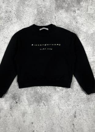 Свитшот alexander wang x lane crawford logo embllished unisex2 фото