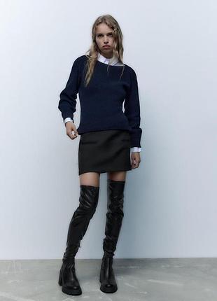 Чудові високі чоботи ботфорти zara