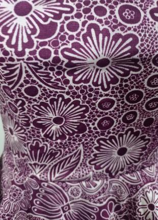 Святкова шикарна вінтажна сукня плаття максі в підлогу баска рукава ліхтарики вінтаж раритет ретро квітковий принт4 фото